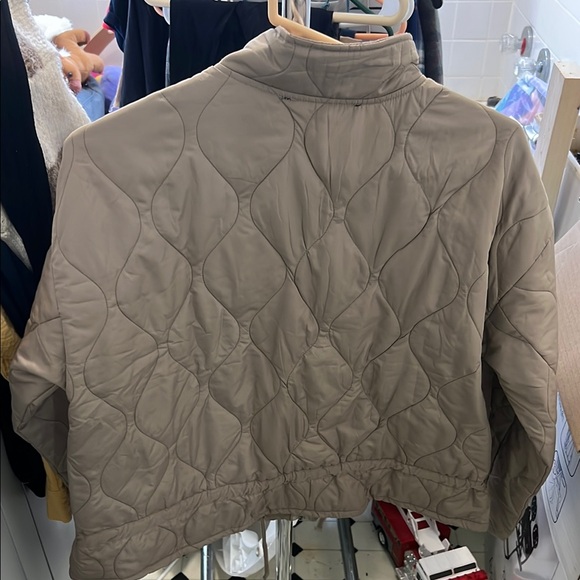 MINE Women's Quilted Jacket - Beige - Picture 4 of 4